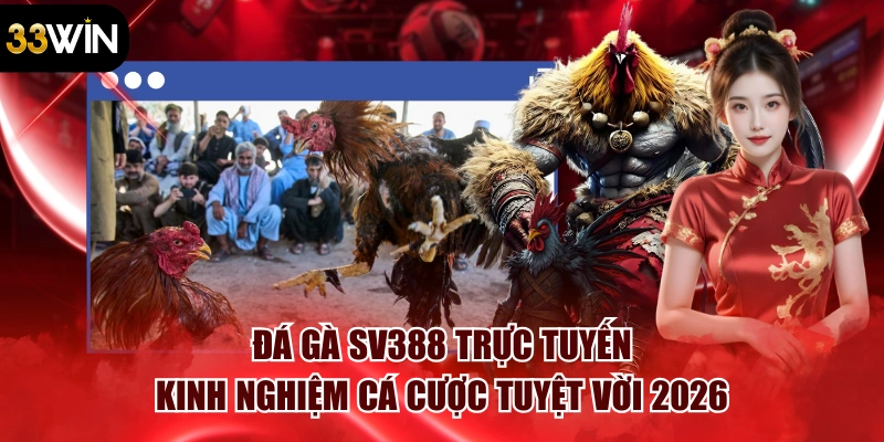 Đá Gà SV388 Trực Tuyến – Kinh Nghiệm Cá Cược Tuyệt Vời 2026